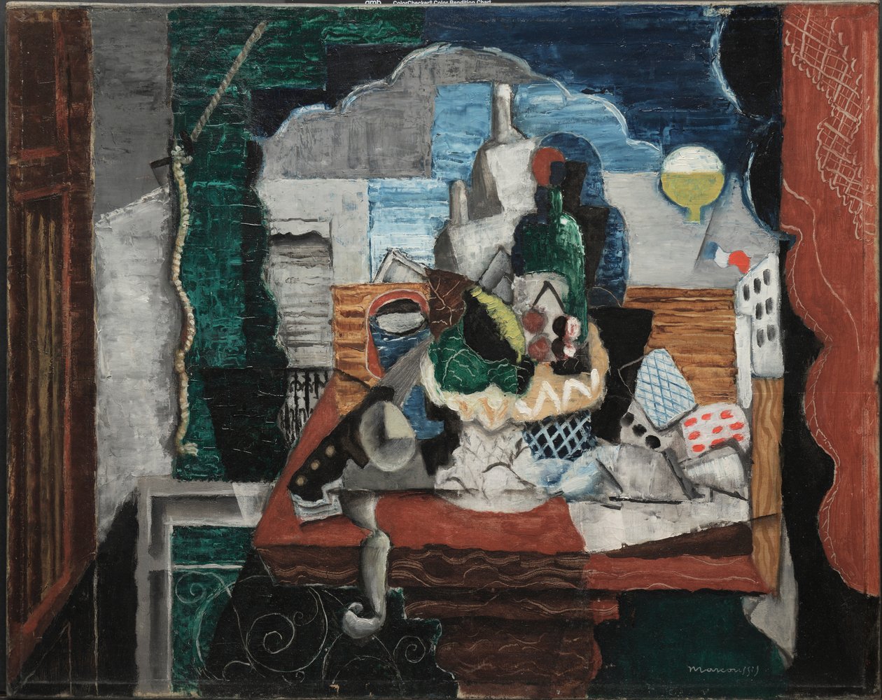 Nattkafé av Louis Marcoussis