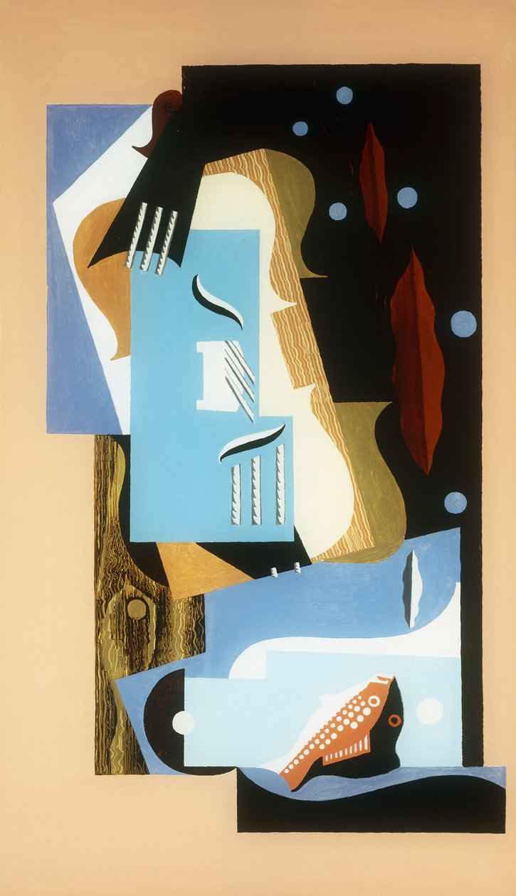 Stilleben med den store bjørnen; Nature Morte a la Grande Ourse, 1926 av Louis Marcoussis