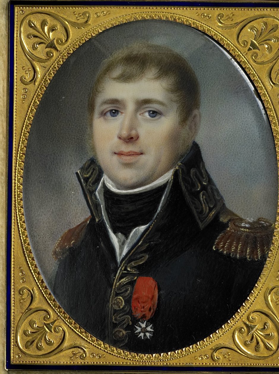 Carel Hendrik Ver Huell (1764-1845), viseadmiral for den bataviske flåten og minister for marinen i den bataviske republikk, dekorert med æreslegionens offiserskors, tildelt ham i 1804 av Louis Marie Sicard