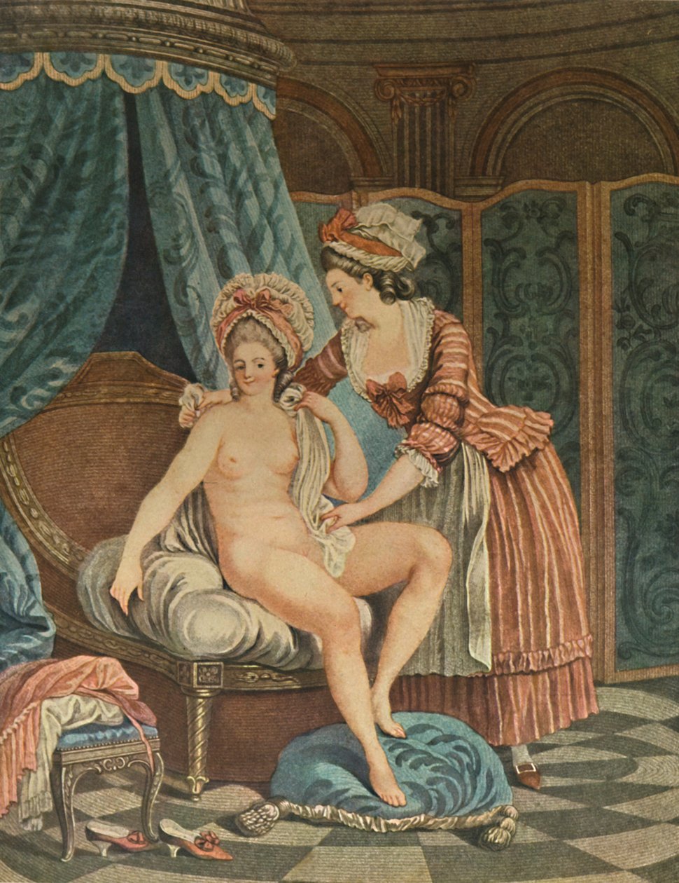 Le Bain, The Bath, c1765-1790, 1913 av Louis Marin Bonnet