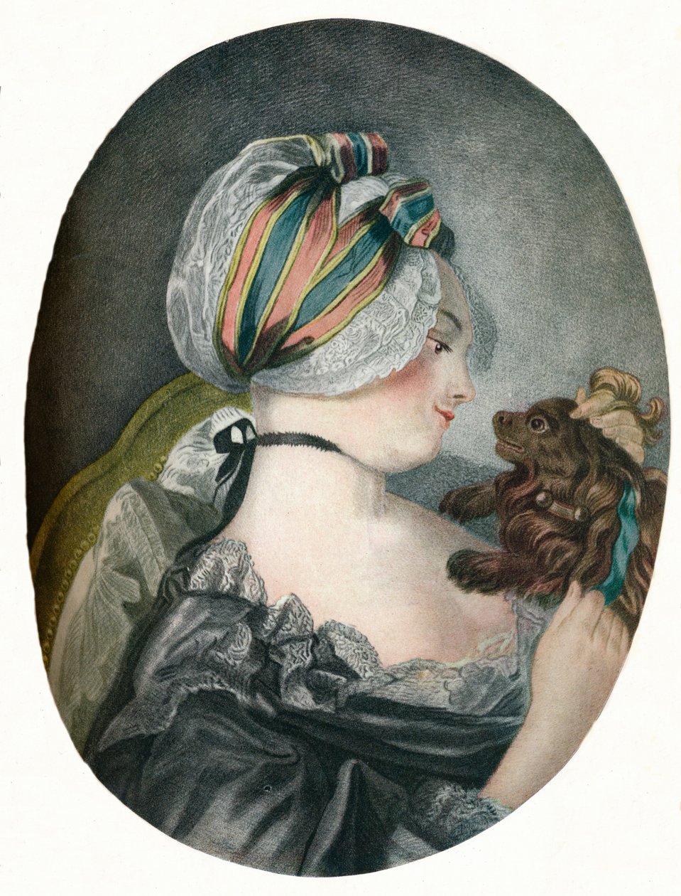Provosing Fidelity Little Dog Education, 1775 av Louis Marin Bonnet