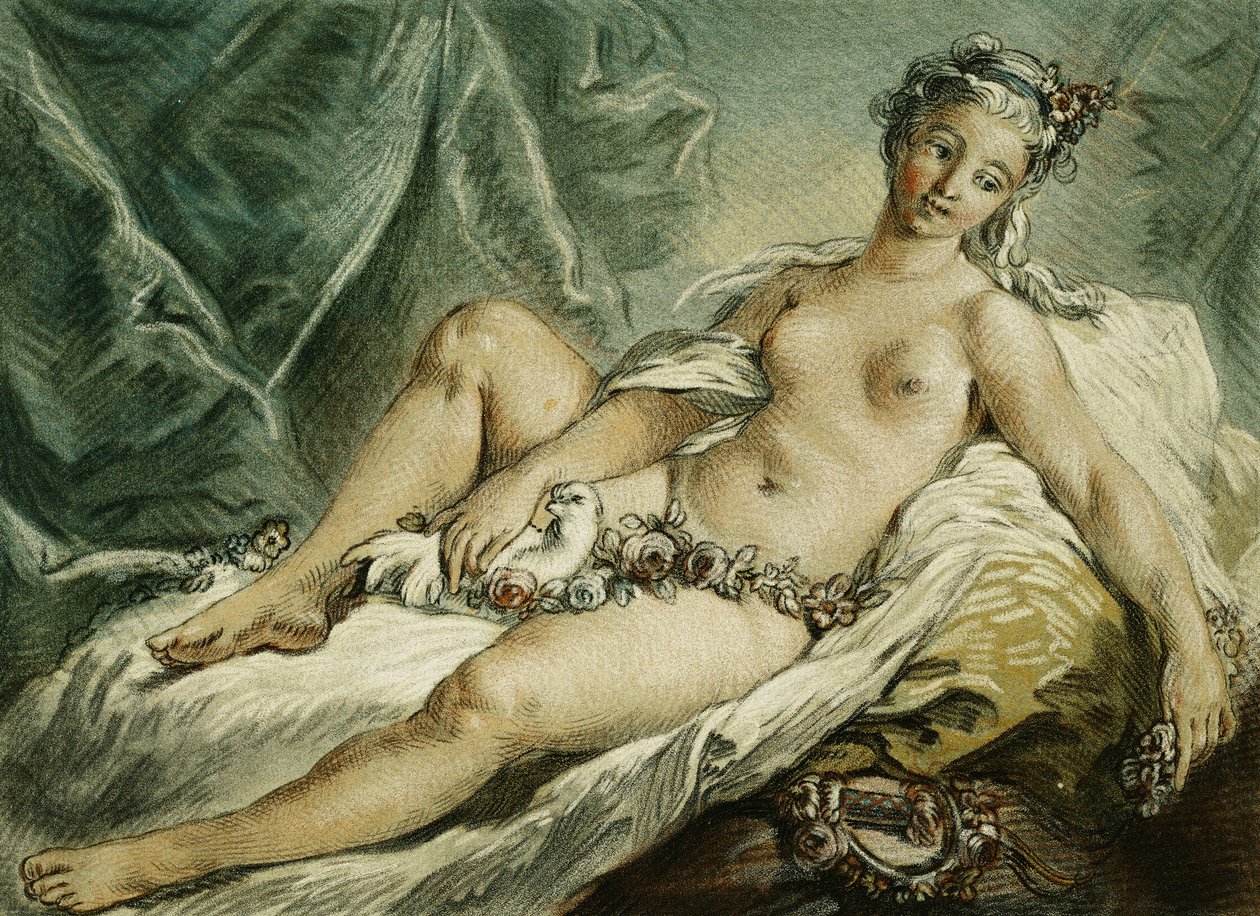 The Awakening of Venus, etter F. Boucher; The Awakening of Venus, etter F. Boucher, 1769 av Louis Marin Bonnet