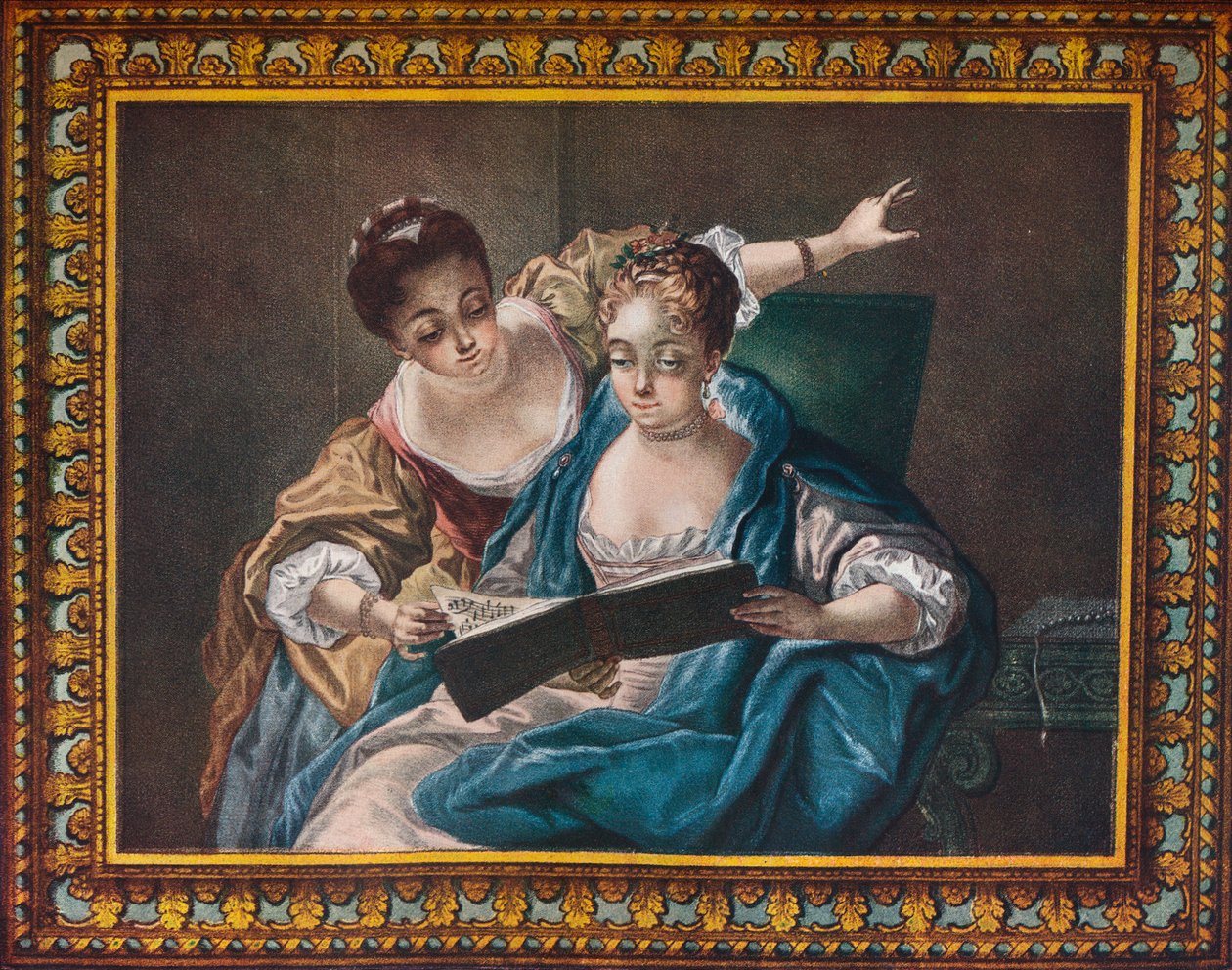 The Fine Muletioners, 1775. Kunstnere: Louis Marin Bonnet, JT Herbert Baily. av Louis Marin Bonnet