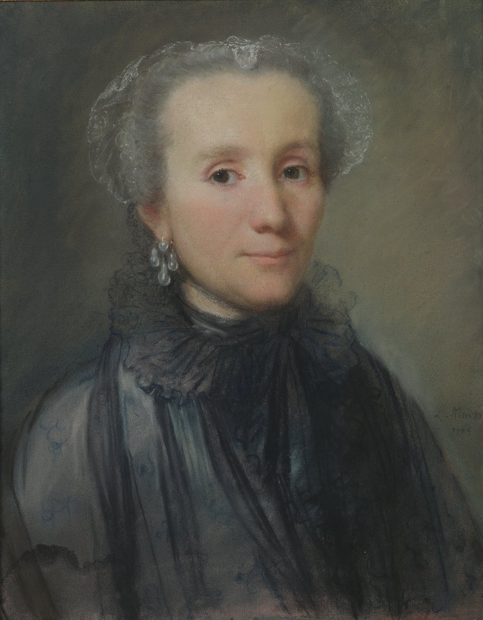 Portrett av en kvinne fra polsk adel, 1776 av Louis Marteau
