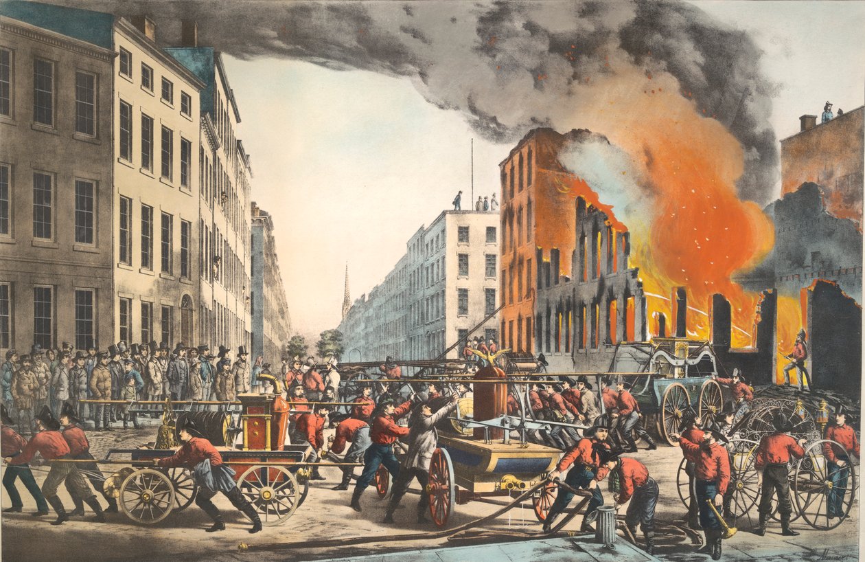 The Life of a Fireman: The Ruins. av Louis Maurer