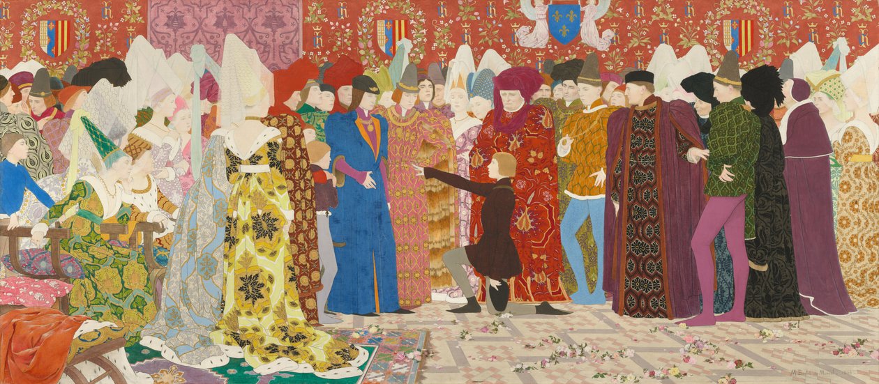 Hennes appell til Dauphin Joan of Arc-serien: II, 1906. av Louis Maurice Boutet de Monvel