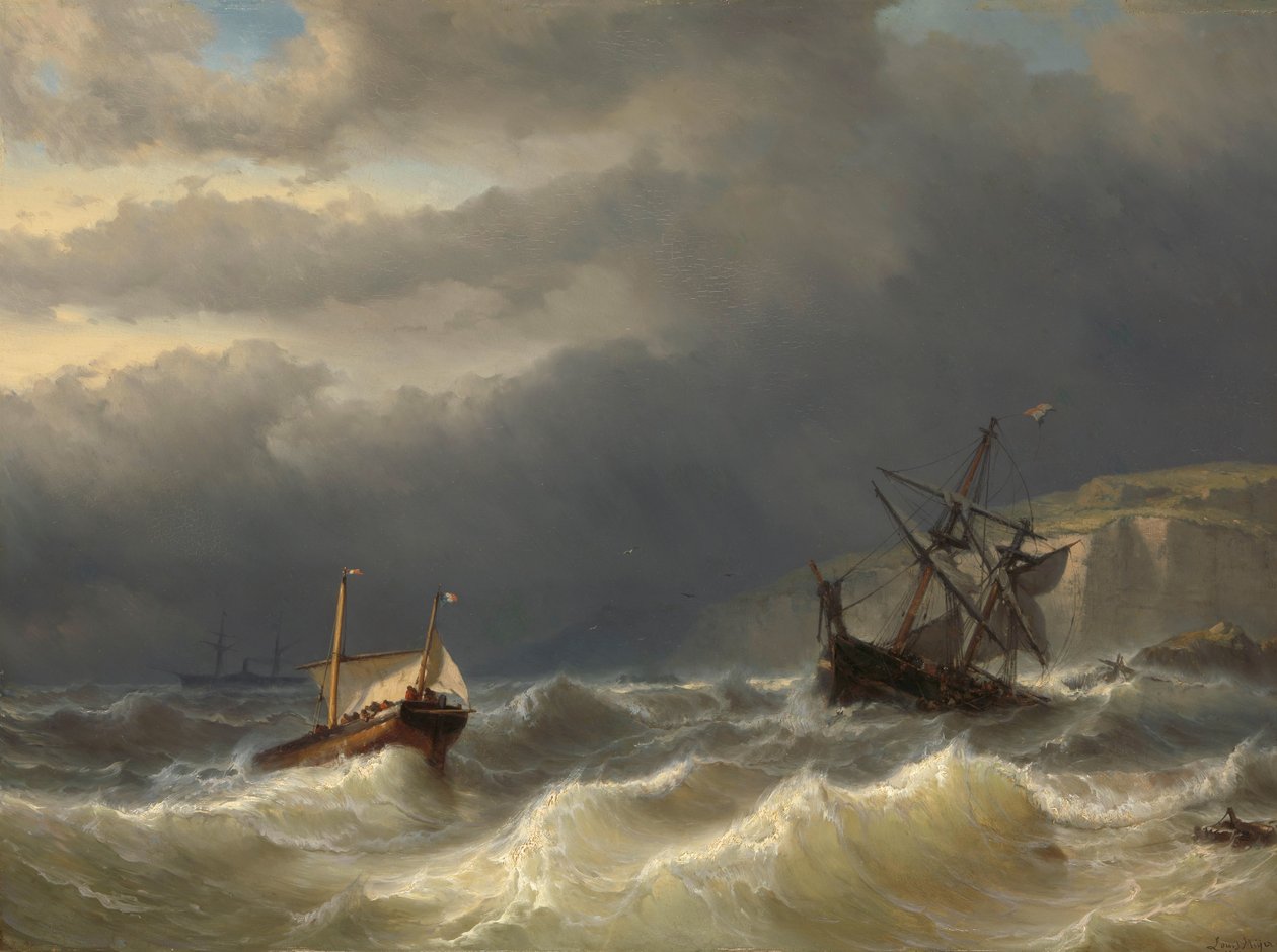 Storm i Doverstredet av Louis Meijer