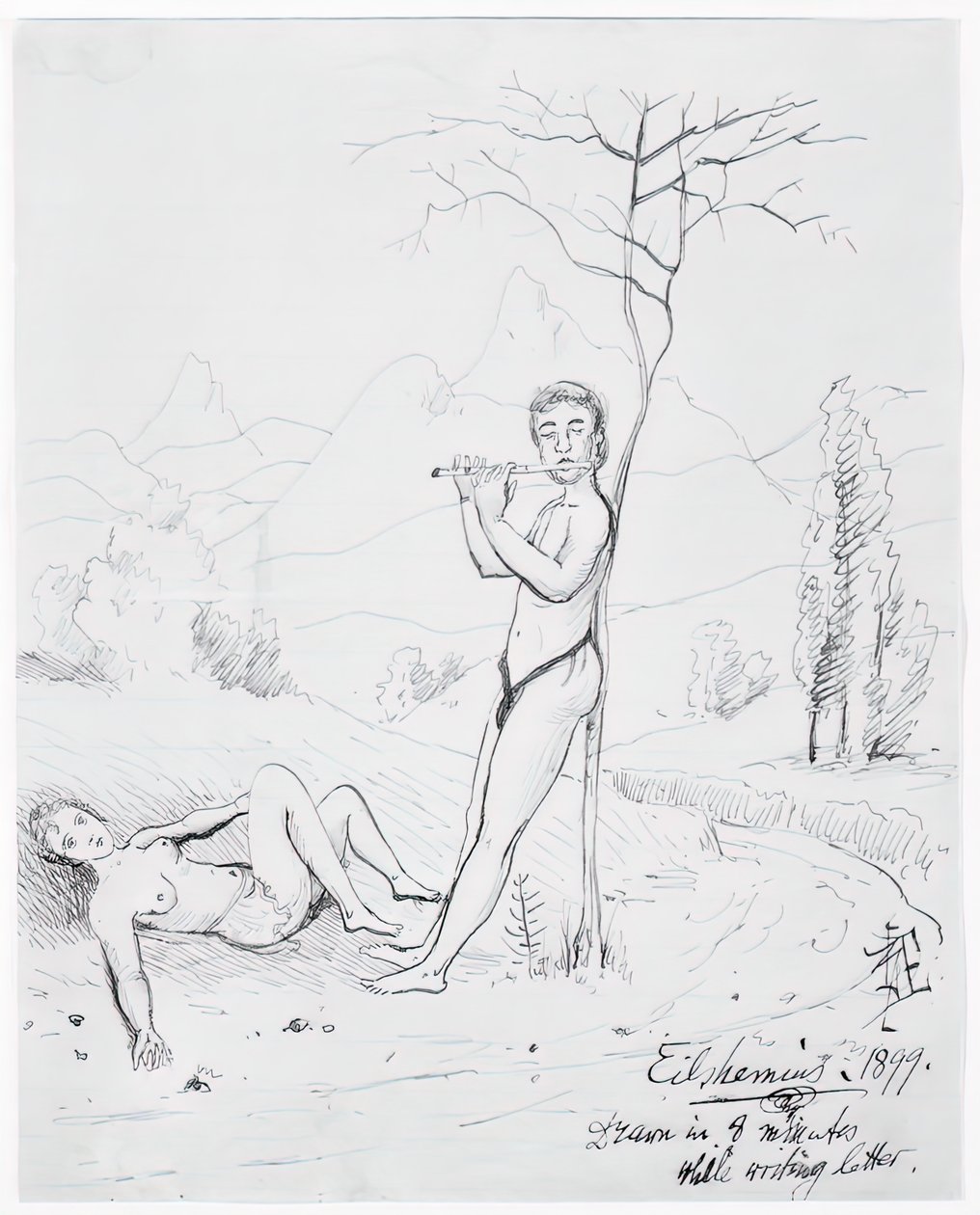Pastoral, 1899. av Louis Michel Eilshemius