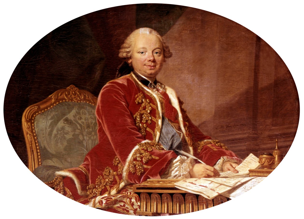 Etienne-Francois, hertug av Choiseul-Stainville (1719-1785) av Louis Michel van Loo