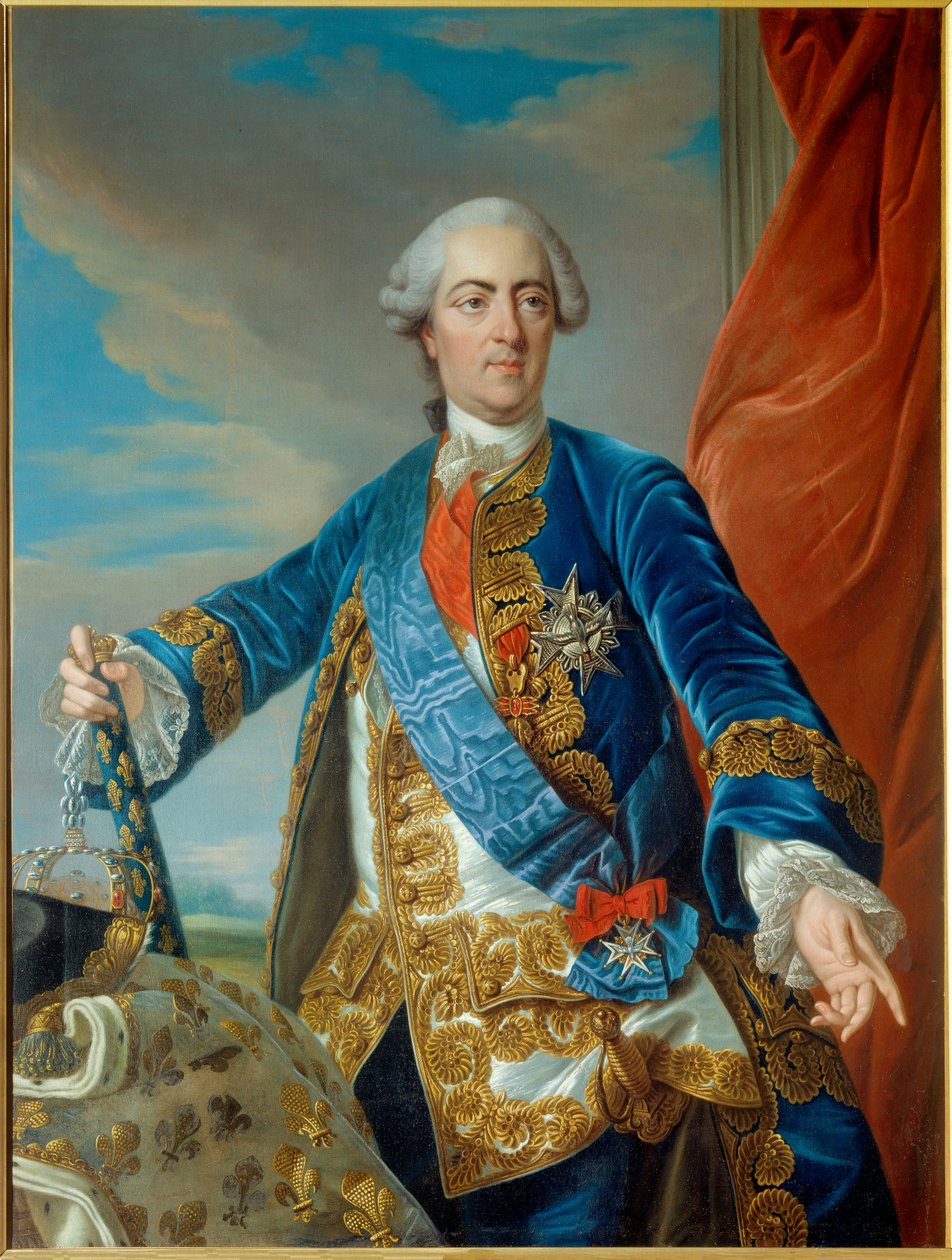 Portrett av Ludvig XV av Louis Michel van Loo