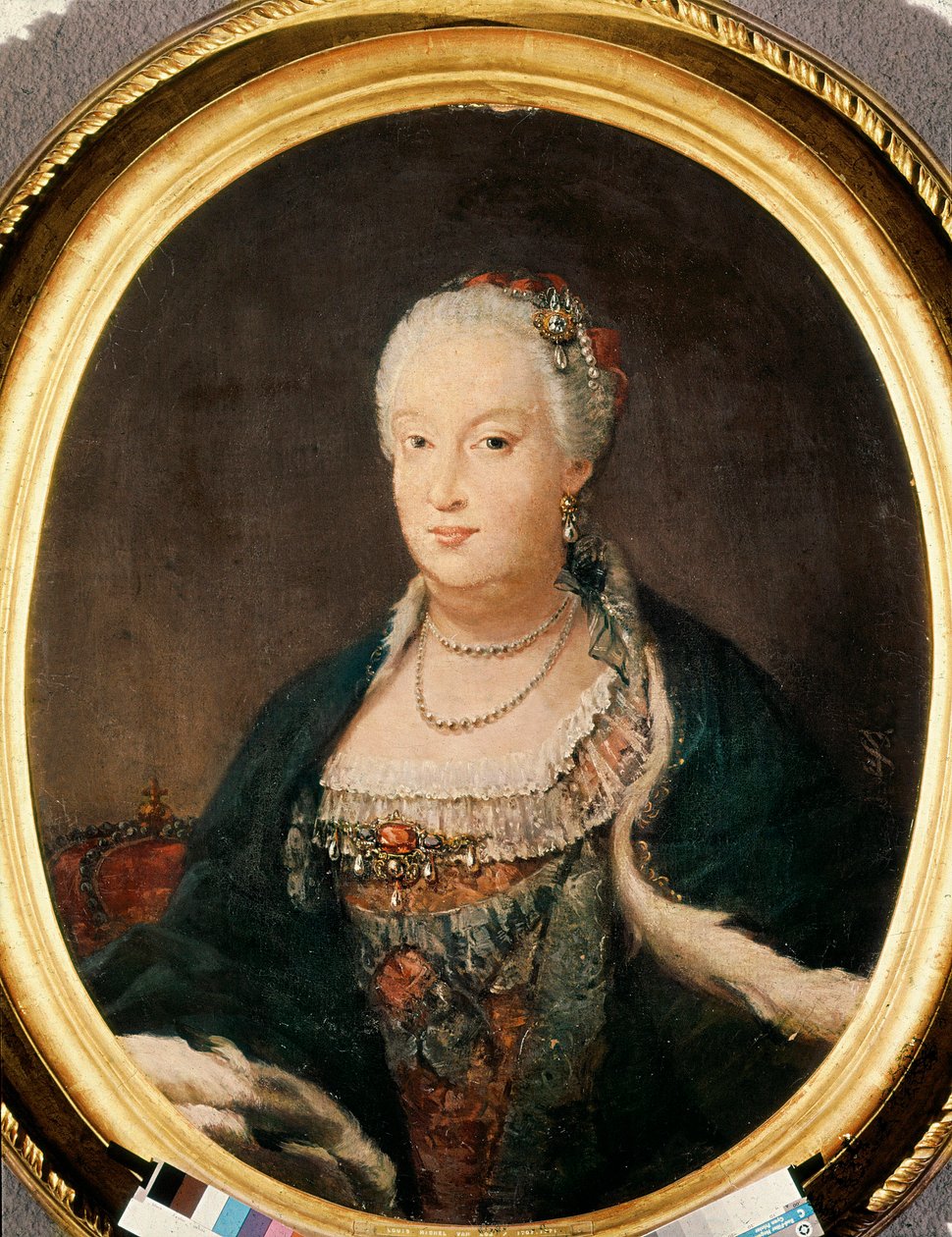 Barbara av Braganza (1711-1758), dronning av Spania (1746-1758), kone til Ferdinand VI av Louis Michel van Loo