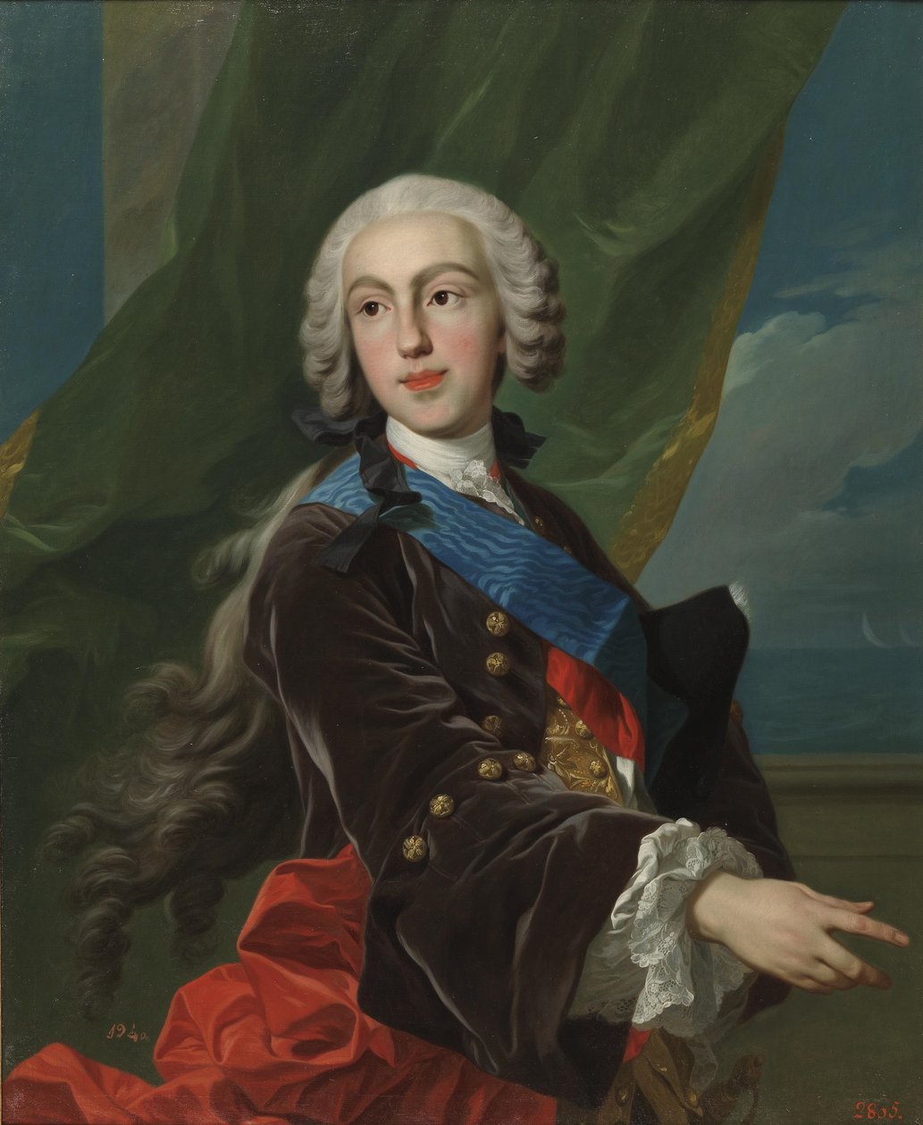Felipe de Borbón y Farnesio, infante av Spania og hertug av Parma av Louis Michel van Loo