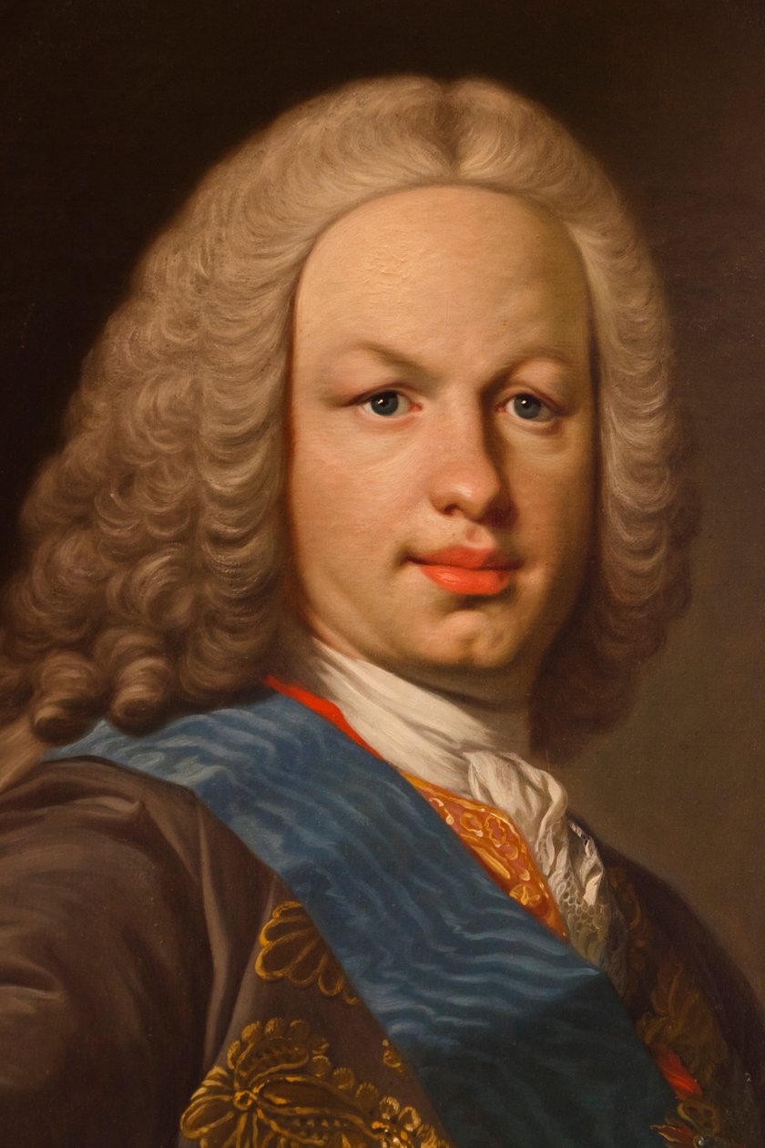 Fernando VI (detalj) av Louis Michel van Loo