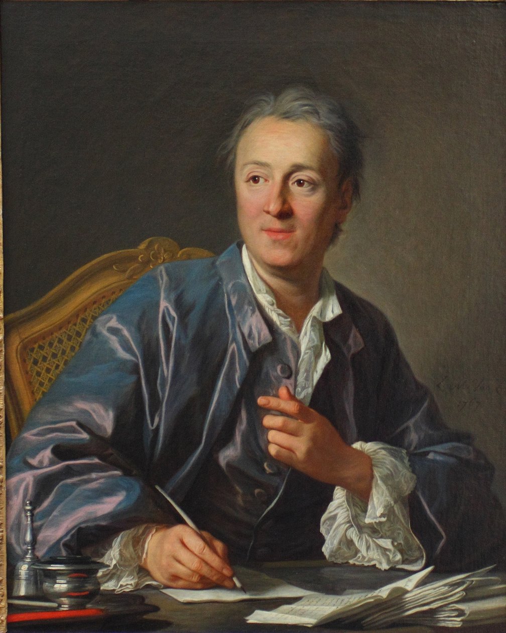 Portrett av Denis Diderot 17131784, 1767 av Louis Michel van Loo