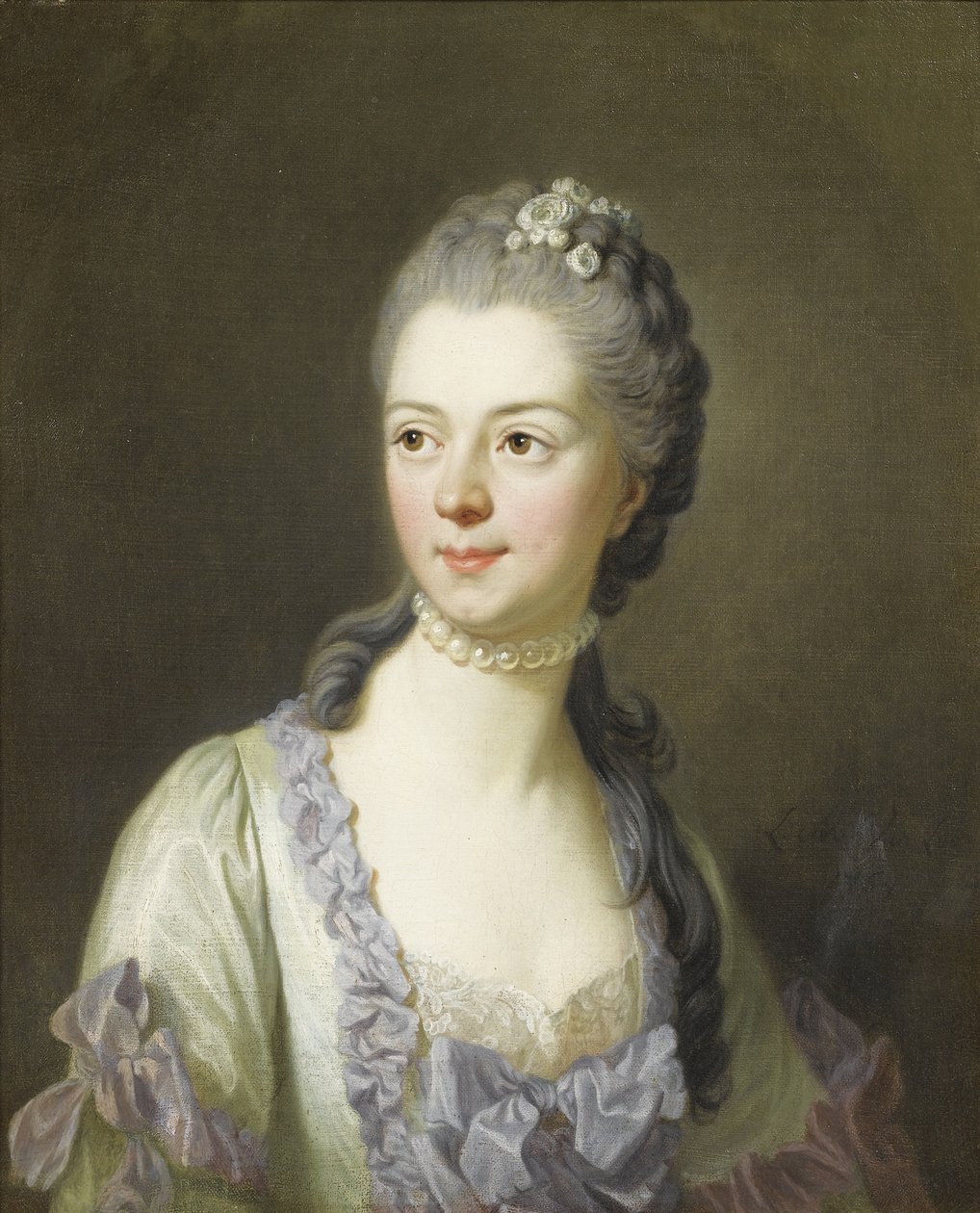 Portrett av Ekaterina Dmitrievna Golitsyna 17201761, født Cantemir, 1764 av Louis Michel van Loo