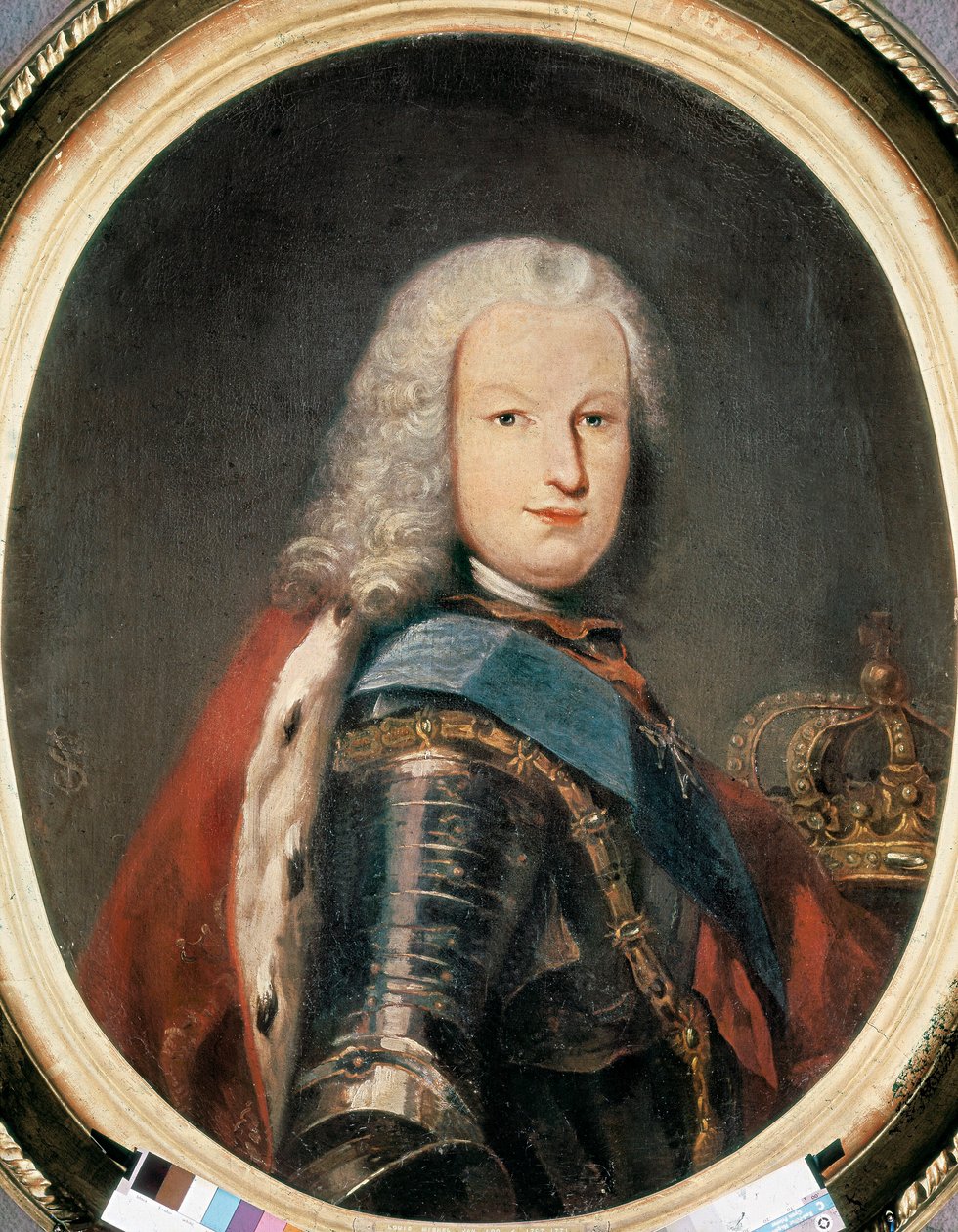 Portrett av Ferdinand VI (Ferdinand) (1713-1759) av Louis Michel van Loo