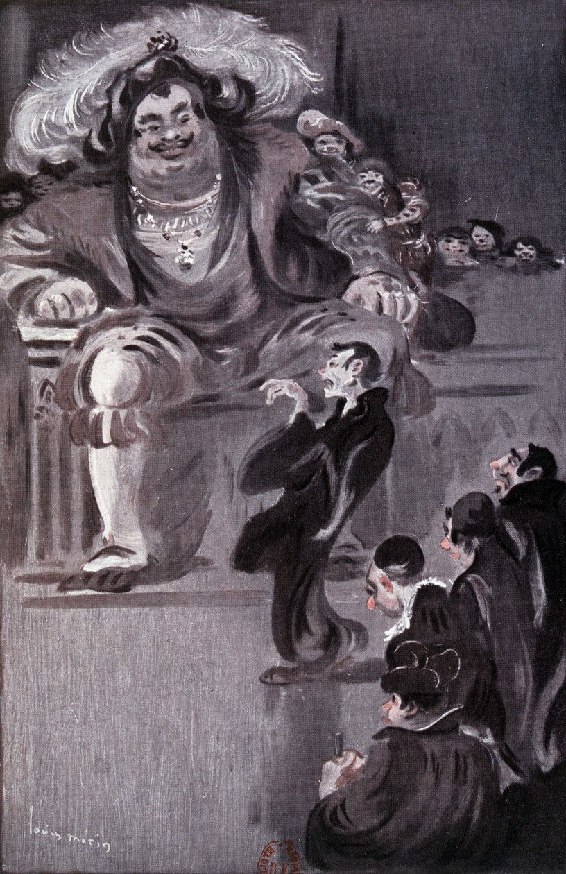Gargantua - i "Gargantua" av Rabelais, ill. av Louis Morin, red. Laurens, Paris av Louis Morin