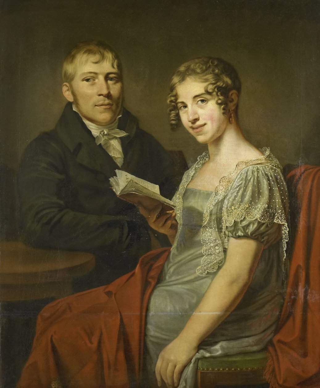Hendrik Arend van den Brink (1783-1852) og hans kone Lucretia Johanna van de Poll (1790-1850) av Louis Moritz