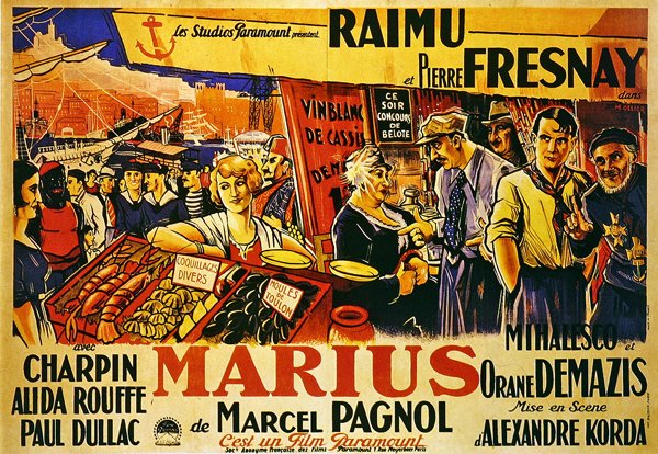 Marius plakat av Louis Ollier