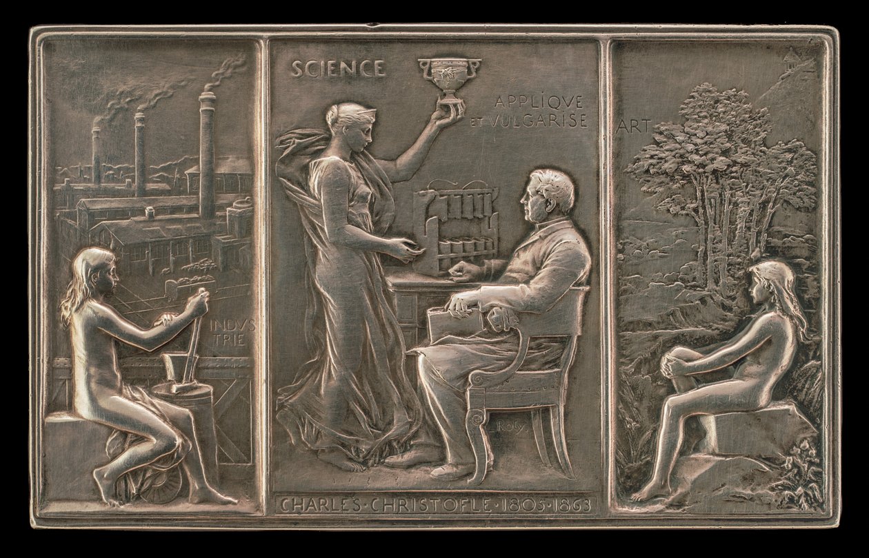 Charles Christofle, 1805-1863, sølvsmed [forside], 1892. av Louis Oscar Roty