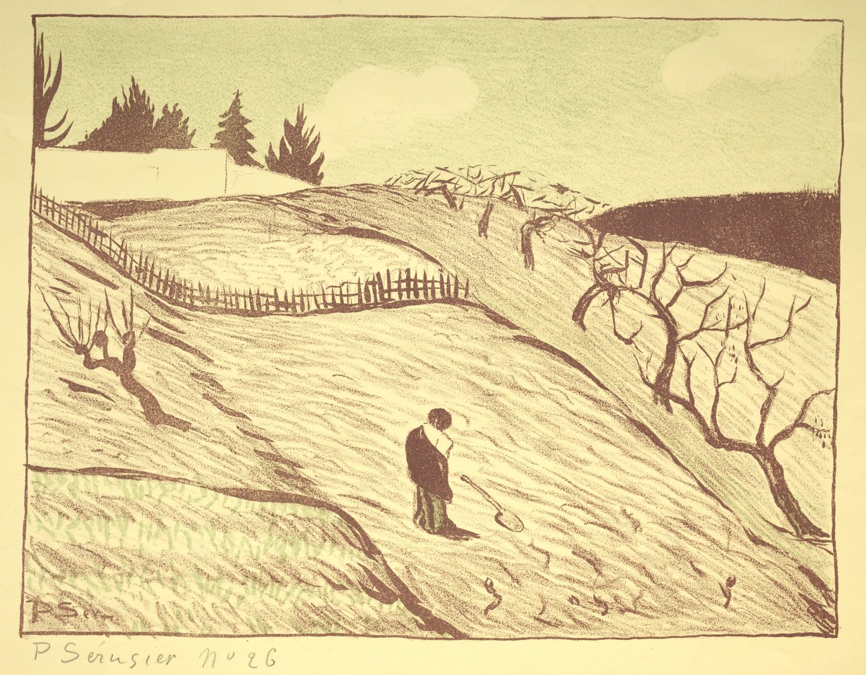 Landskap av Louis Paul Henri Sérusier