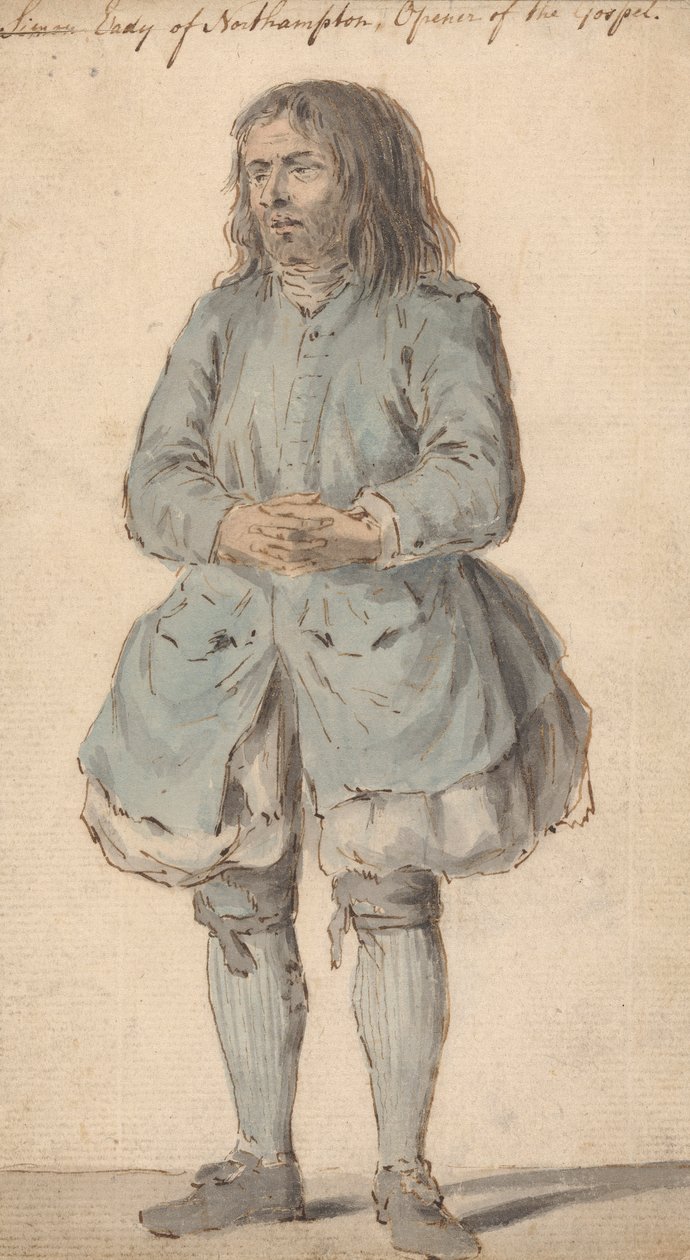 Simon Eady fra Northhampton, åpner for evangeliet av Louis Philippe Boitard