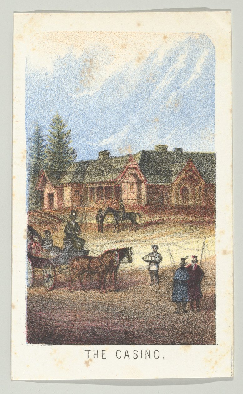 The Casino, fra serien, Views in Central Park, New York, del 3, 1864. av Louis Prang