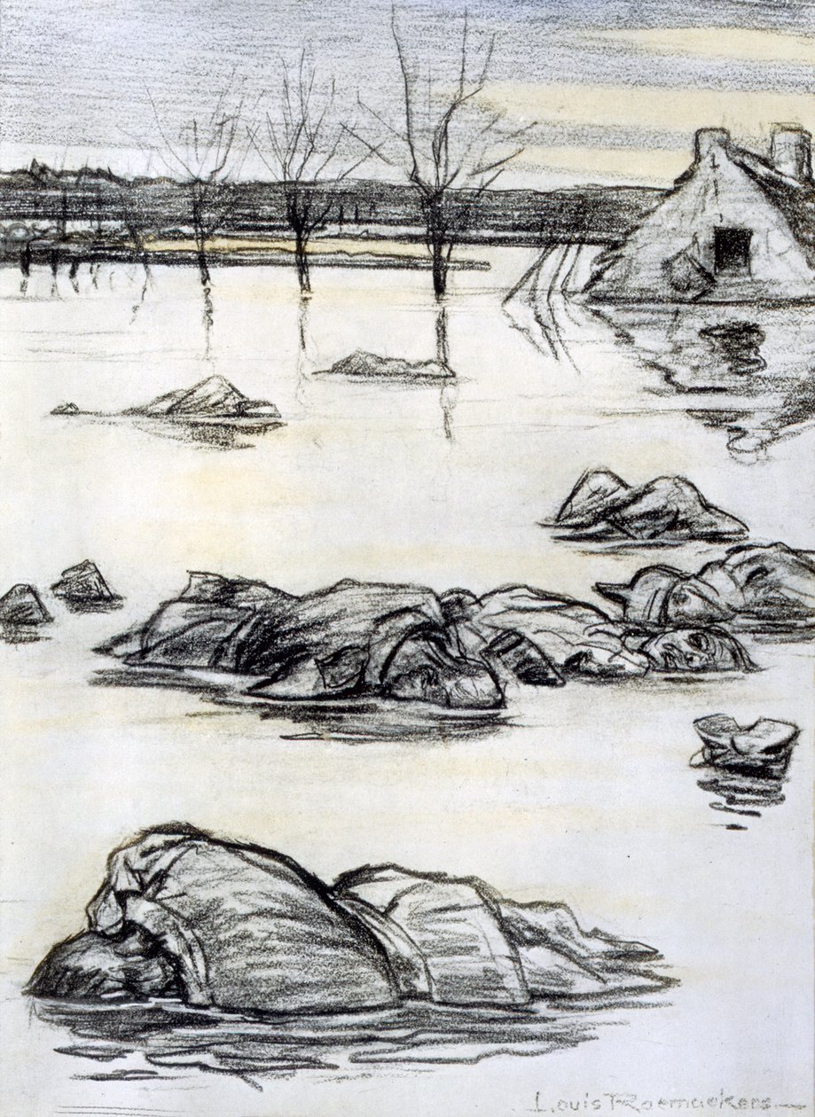 'Året 1914, ''Vi er på vei til Calais''', 1916 av Louis Raemaekers