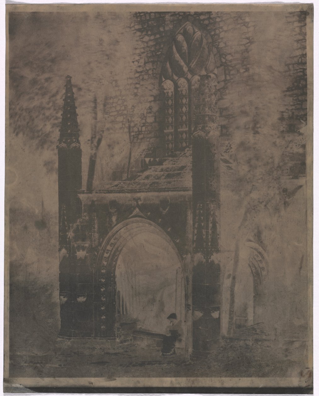 Fontenen til Notre Dame i Saint-Brieuc, Bretagne av Louis Rémy Robert