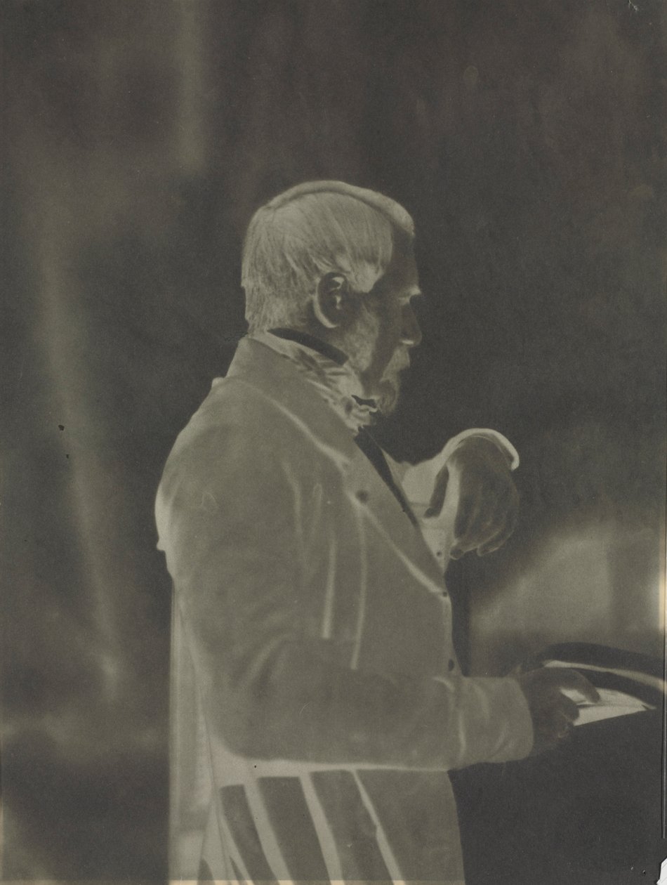 Selvportrett negativ, ca. 1853. av Louis Rémy Robert