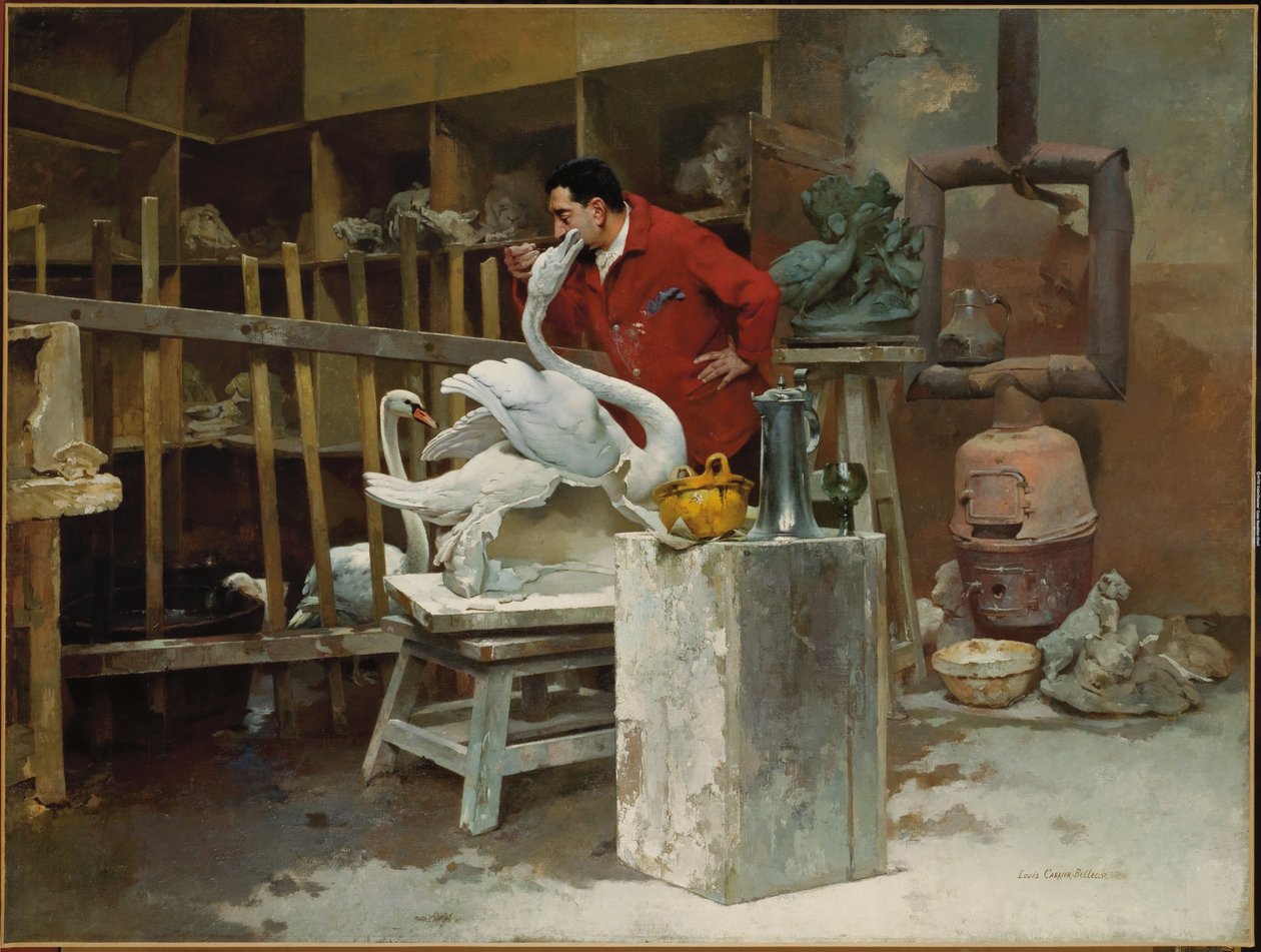 Dyreskulptøren, 1894 av Louis Robert Carrier Belleuse
