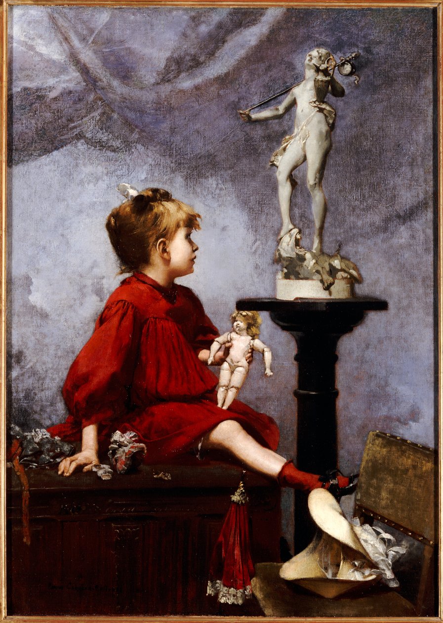 Dukken av Louis Robert Carrier Belleuse