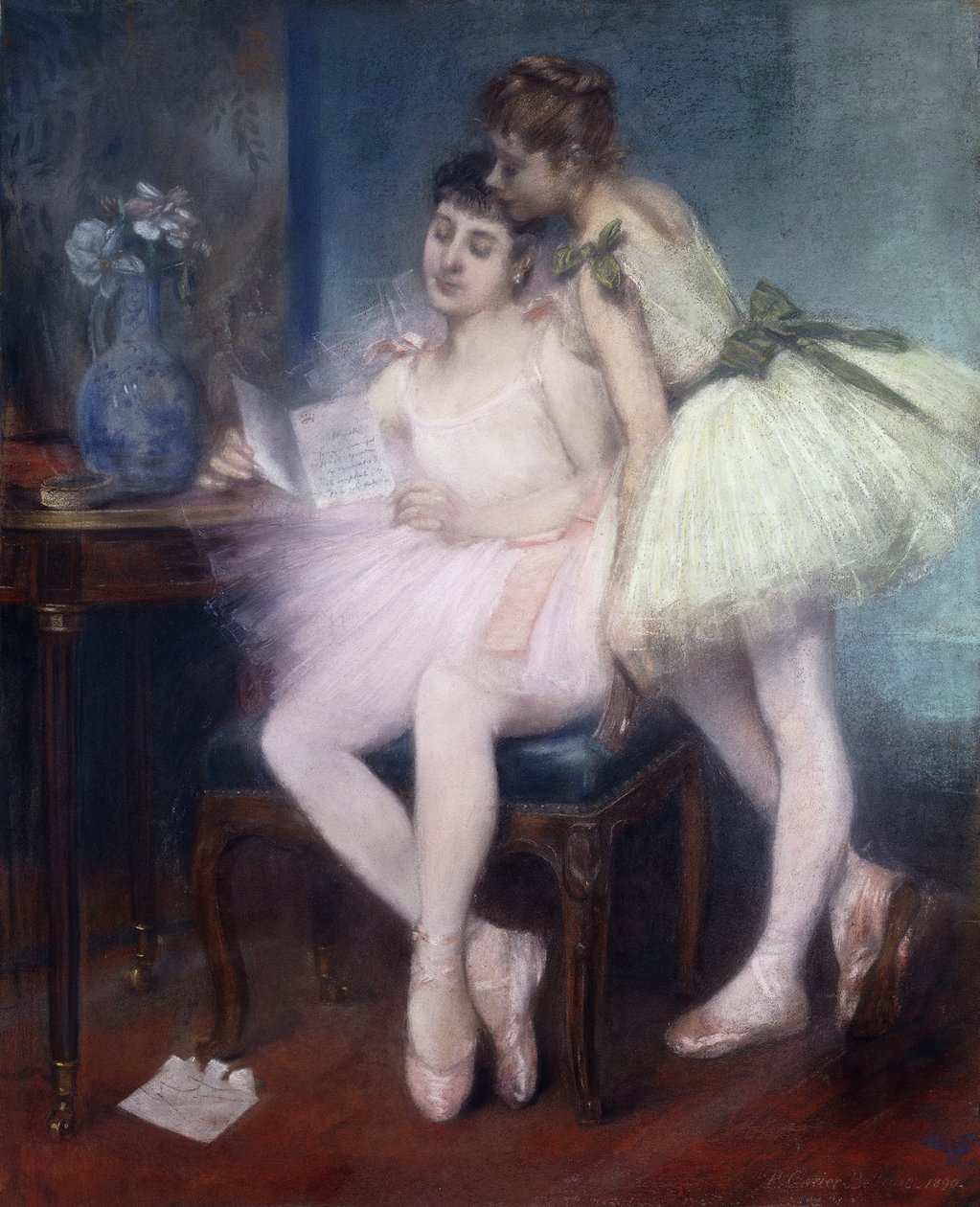 Brevet; Brevet, 1890 av Louis Robert Carrier Belleuse