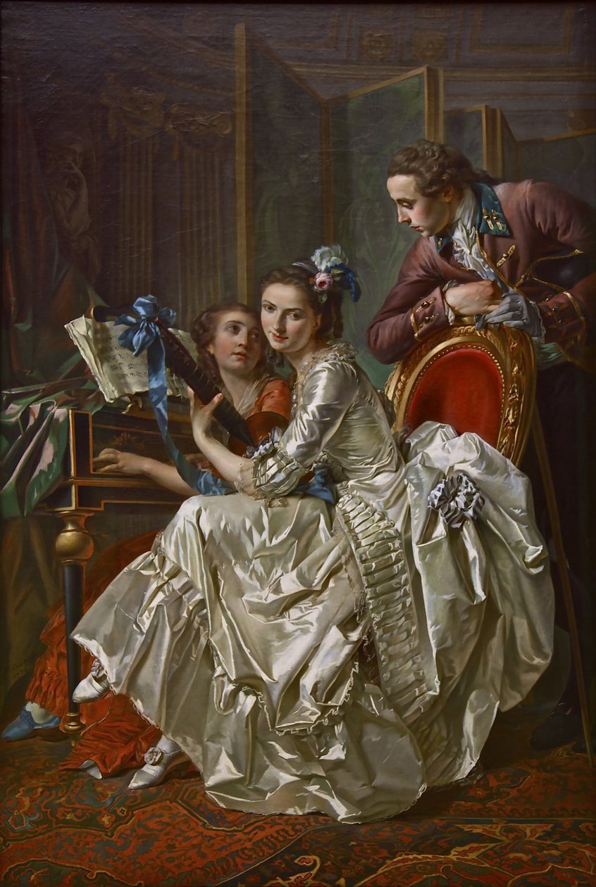 Musikkfesten, 1774 av Louis Rolland Trinquesse
