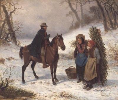 Snøscene av Louis Simon Lassalle