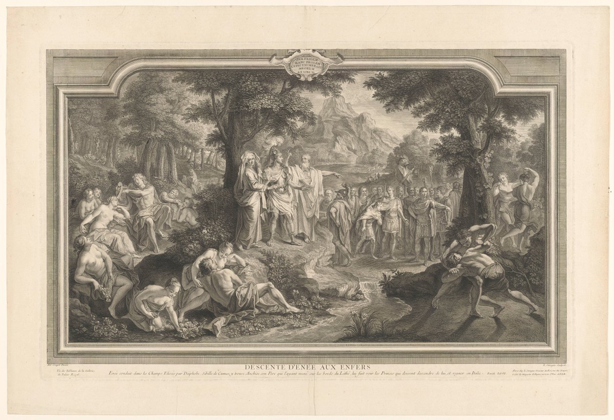 Nedstigning fra Aeneas til underverdenen Descente d