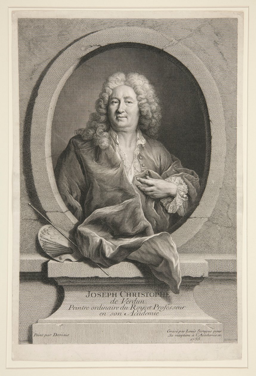 Joseph Christophe (Christophle) (1662-1748) av Louis Surugue