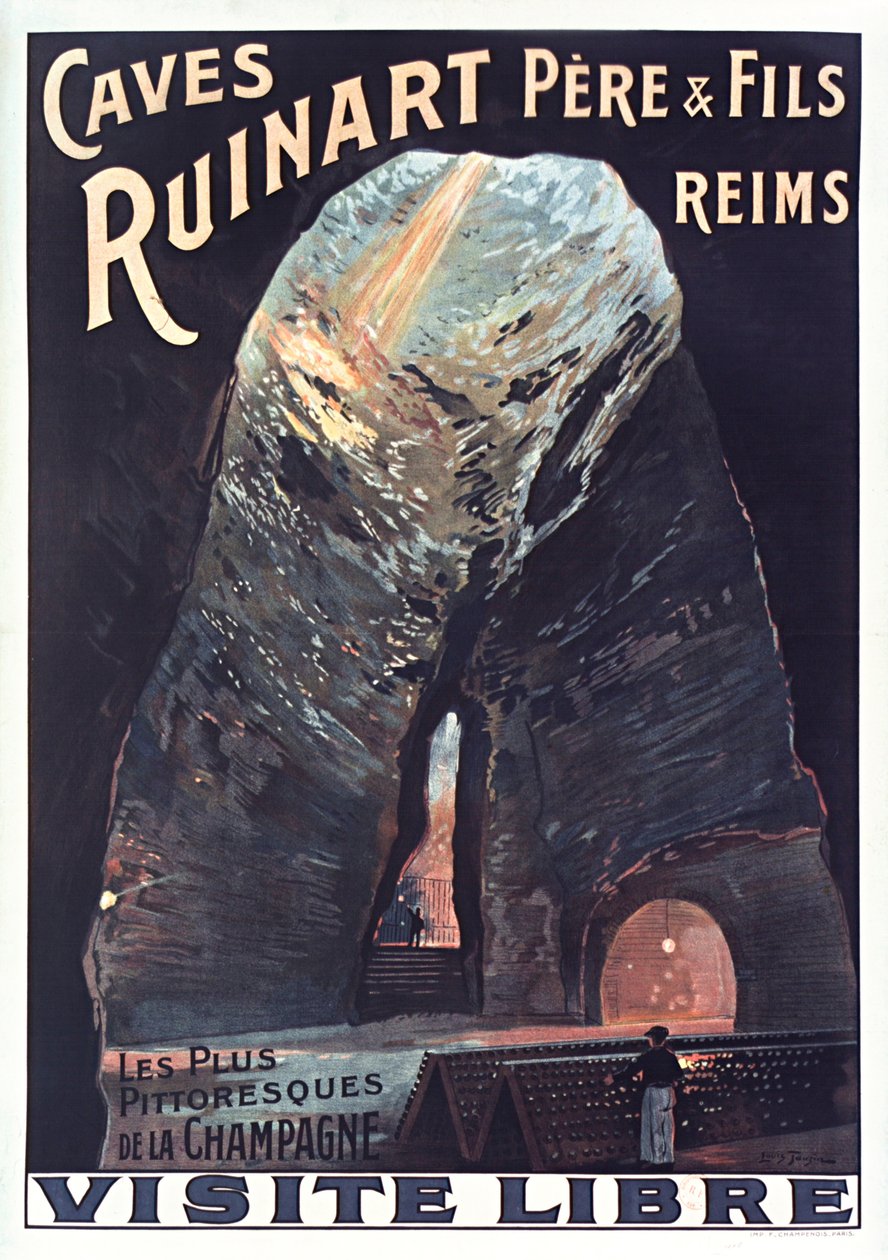 Caves Ruinart, 1914. av Louis Tauzin
