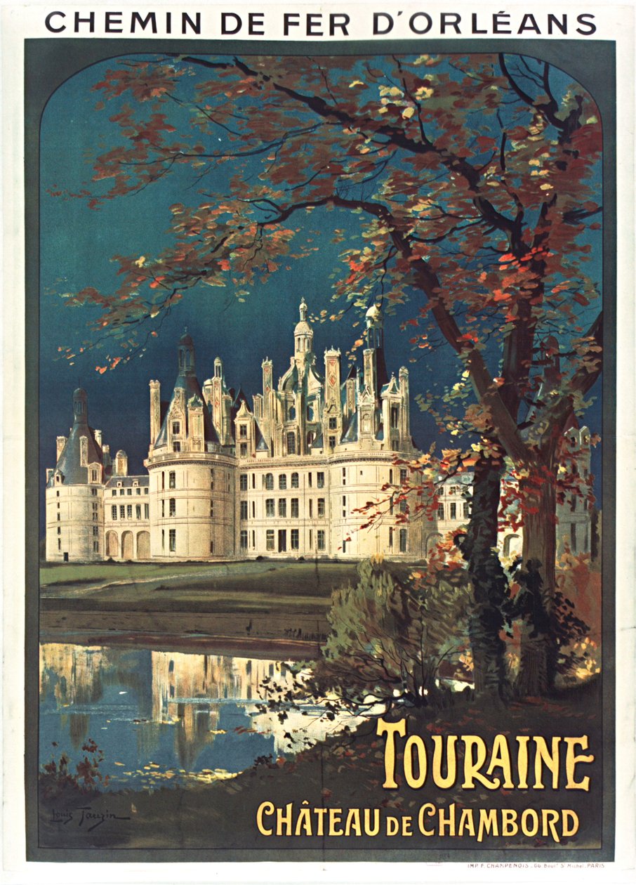 Orleans jernbane. Touraine, 1900-tallet. av Louis Tauzin