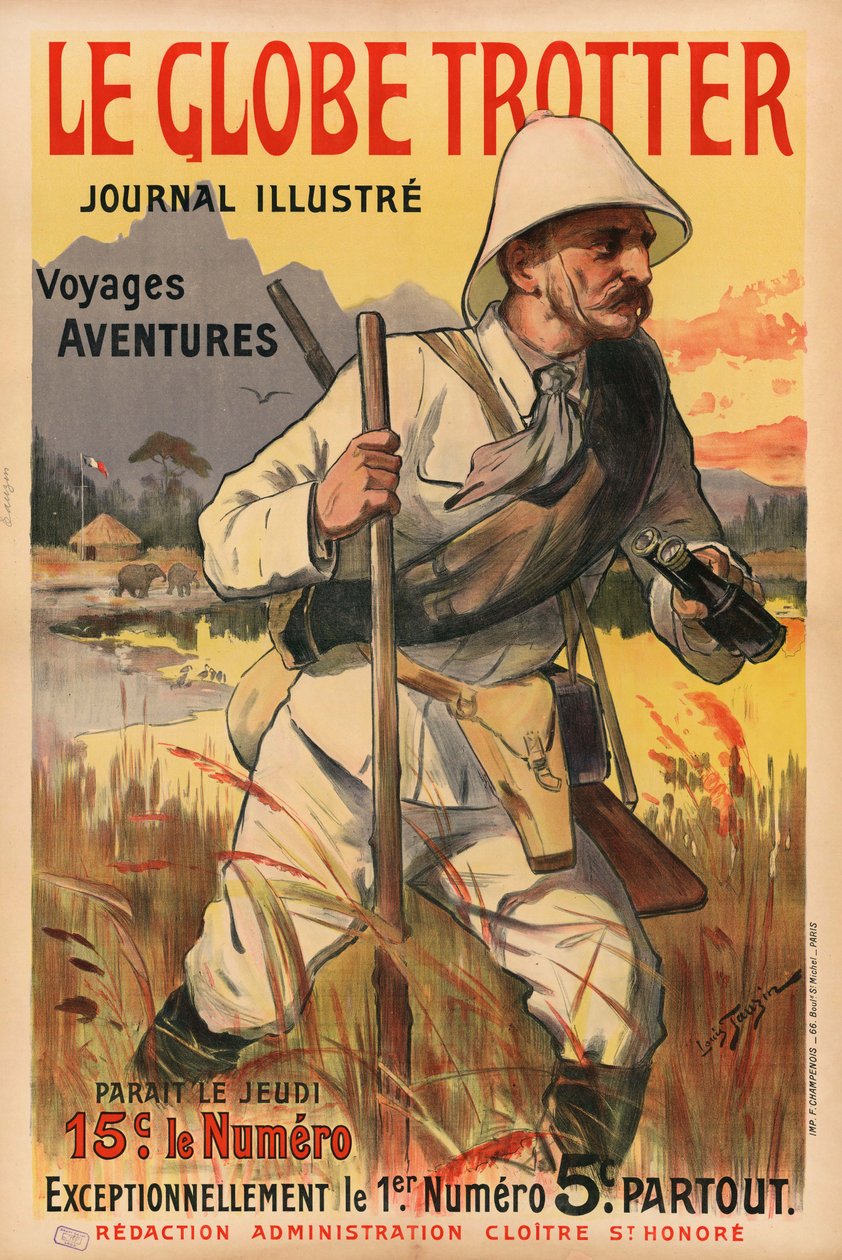 The Globe Trotter, 1900-tallet. av Louis Tauzin