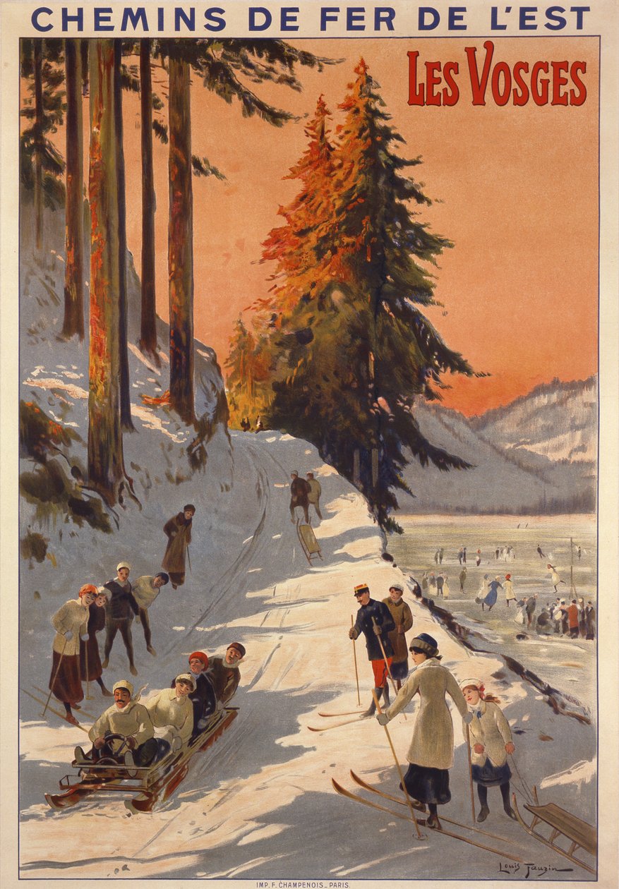Vosges-plakaten av Louis Tauzin