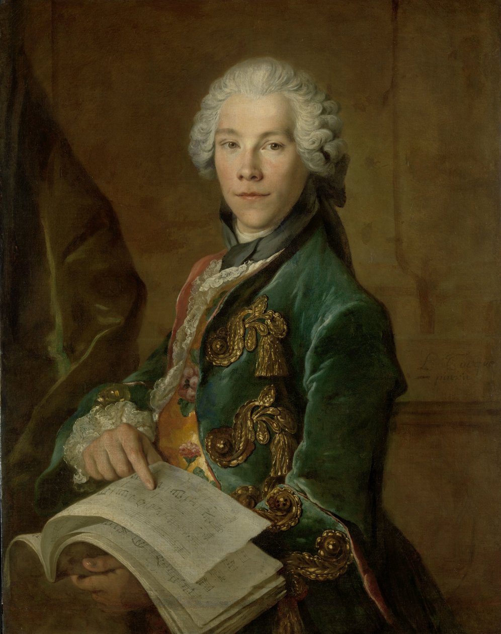Portrett av Arnoldus van Rijneveld Portrett av Arnoldus van Rijneveld av Louis Tocqué