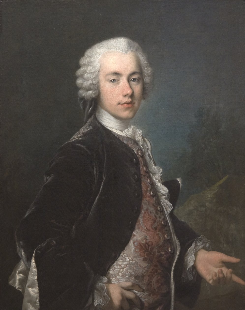 Portrett av Frederik Berregaard av Louis Tocqué