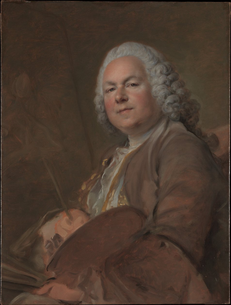 Portrett av Jean-Marc Nattier av Louis Tocqué