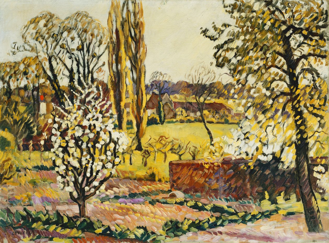 Landskap av Choisel; Landskap av Choisel, ca. 1914 (olje på lerret) av Louis Valtat