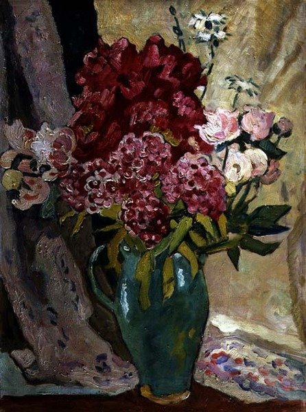 Stor bukett med blomster av Louis Valtat