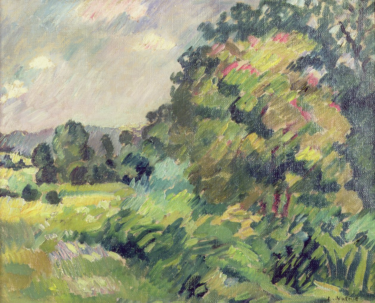 Normandie landskap av Louis Valtat