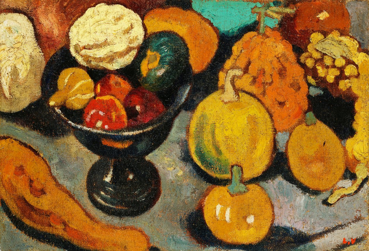 Stilleben, skål med frukt av Louis Valtat