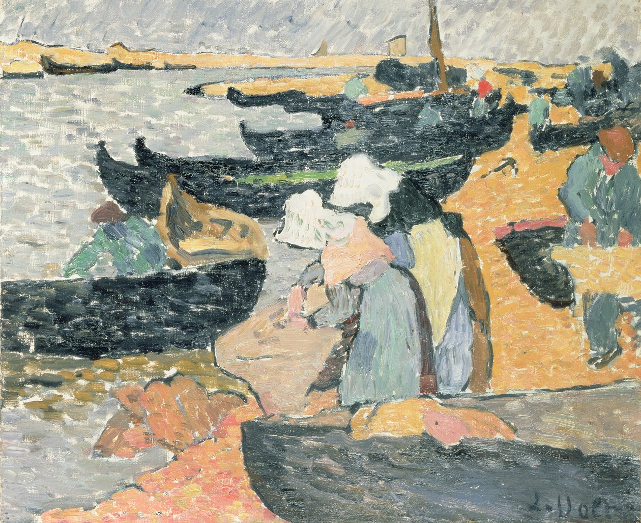 The Oyster Shellers av Louis Valtat