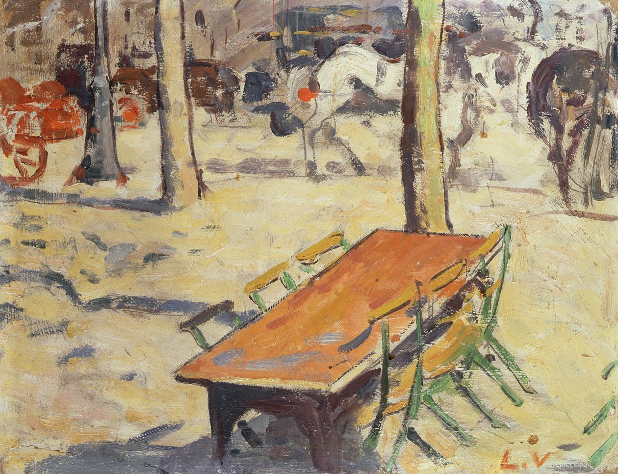 Den skyggefulle terrassen av Louis Valtat